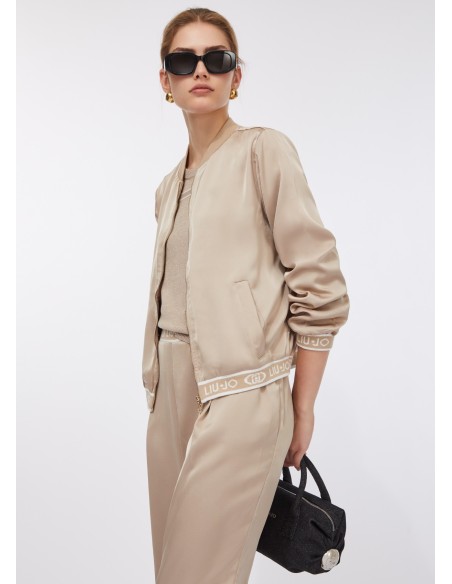 Bomber en satin Liu Jo