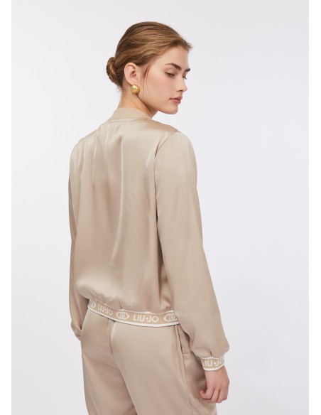 Bomber en satin Liu Jo