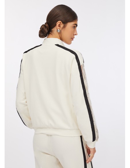 Katoenen sweater met kant Liu Jo