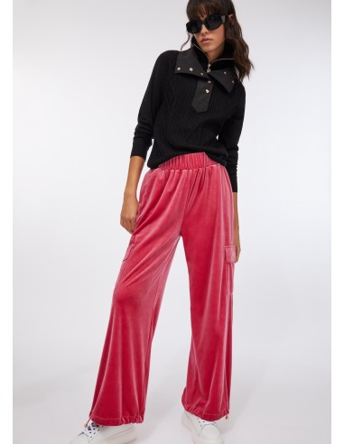 Pantalon de jogging en velours côtelé avec logo Liu Jo
