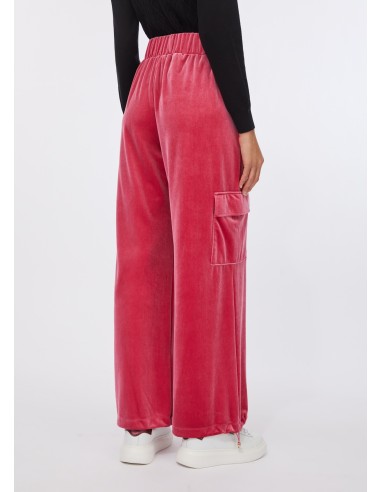 Pantalon de jogging en velours côtelé avec logo Liu Jo