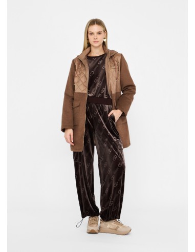 Joggingbroek van chenille met Liu Jo-logo