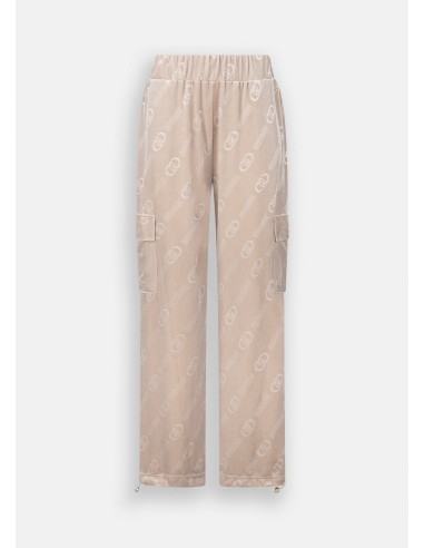 Pantalon de jogging en velours côtelé avec logo Liu Jo