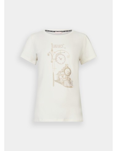 Liu Jo T-shirt met gelamineerde print