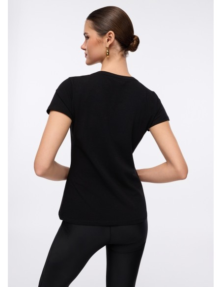 Liu Jo T-shirt met gelamineerde print