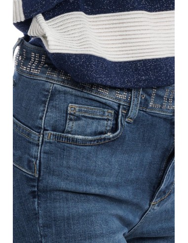 Denim avec bustier orné de strass Liu Jo