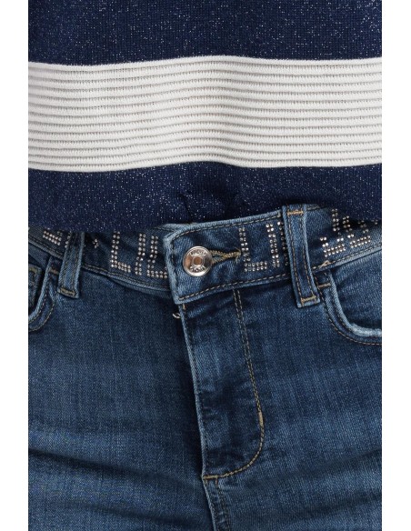 Denim met strass-bustier Liu Jo