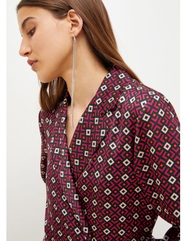 Robe portefeuille Liu Jo à imprimé géométrique