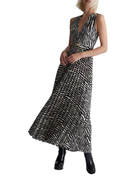 Lange jurk met zebraprint van Liu Jo
