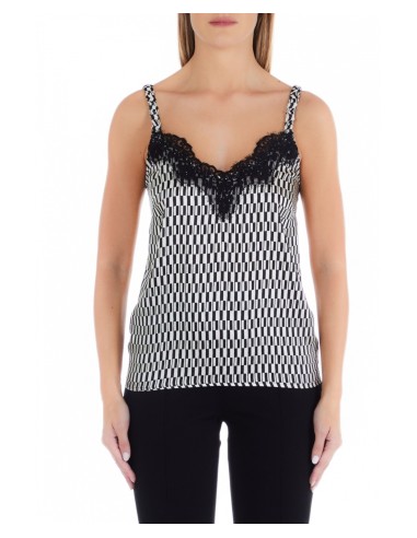 Top en dentelle à motif abstrait Liu Jo