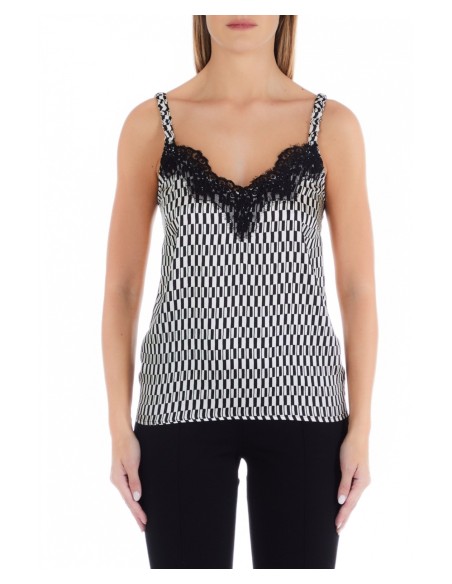 Top van kant met abstract patroon Liu Jo