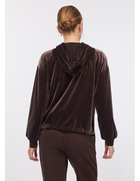 Liu Jo Chenille Hooded Sweatshirt