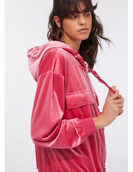 Liu Jo hoodie van chenille_velours