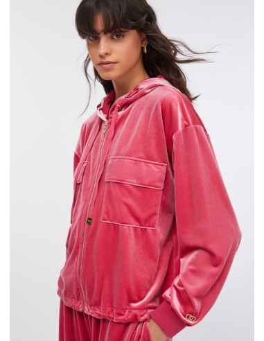 Liu Jo Chenille Hooded Sweatshirt
