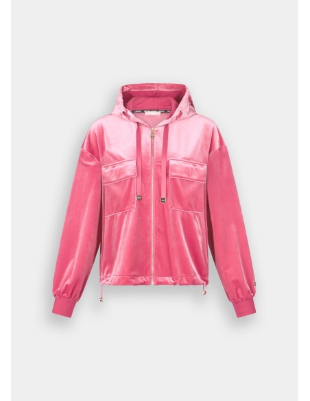 Liu Jo Chenille Hooded Sweatshirt