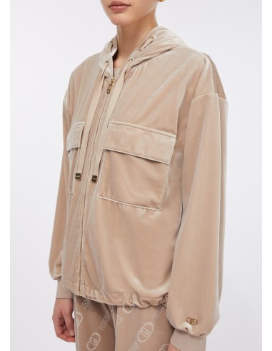 Liu Jo Chenille Hooded Sweatshirt