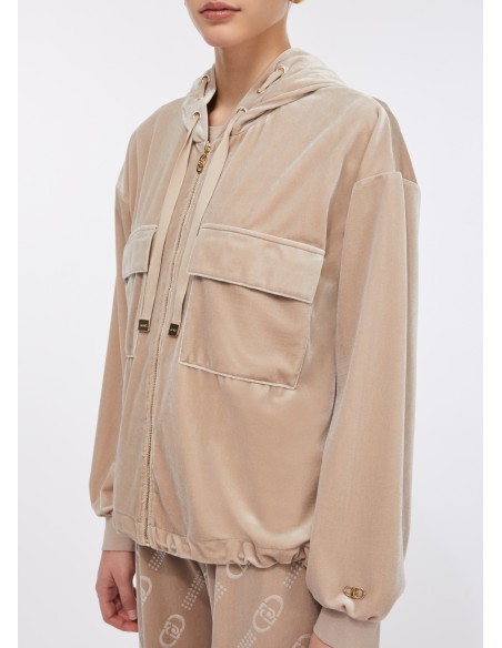 Liu Jo hoodie van chenille_velours