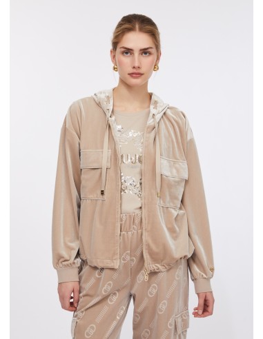 Liu Jo Chenille Hooded Sweatshirt