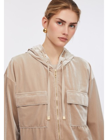 Liu Jo Chenille Hooded Sweatshirt