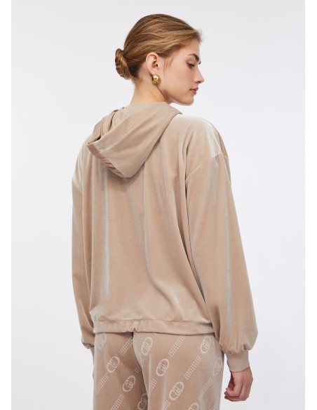 Liu Jo hoodie van chenille_velours
