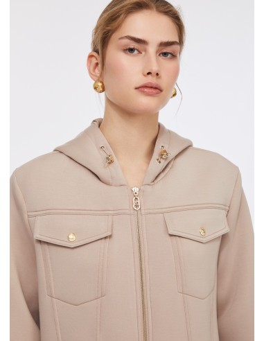Veste en scuba et nylon Liu Jo