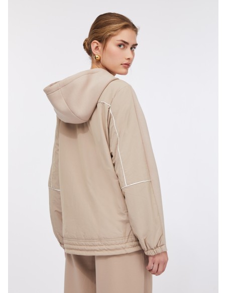 Veste en scuba et nylon Liu Jo