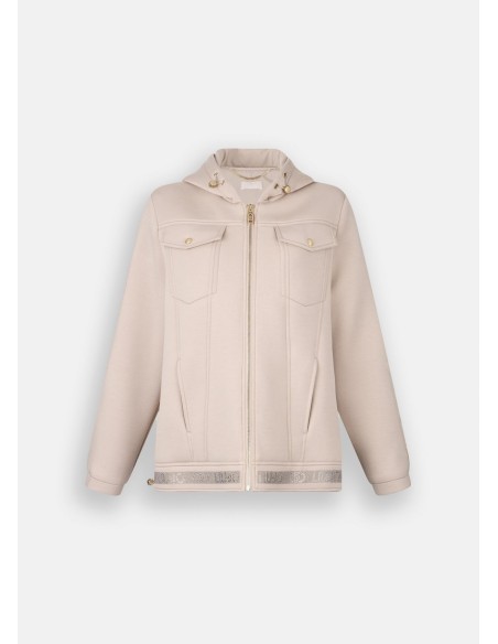 Veste en scuba et nylon Liu Jo