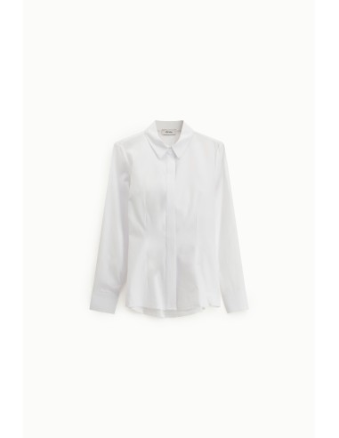 Chemise à col classique et boutons cachés Dixie