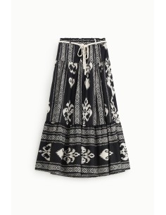 Jupe à motifs géométriques Dixie