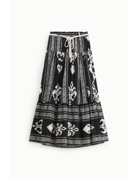 Jupe à motifs géométriques Dixie