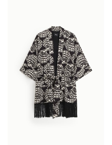 Blazer imprimé à franges Dixie