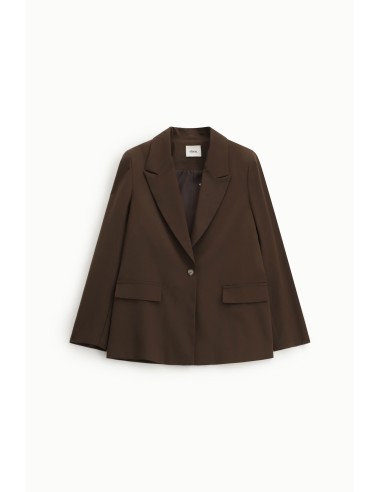 Dixie blazer met één rij knopen en klepzakken