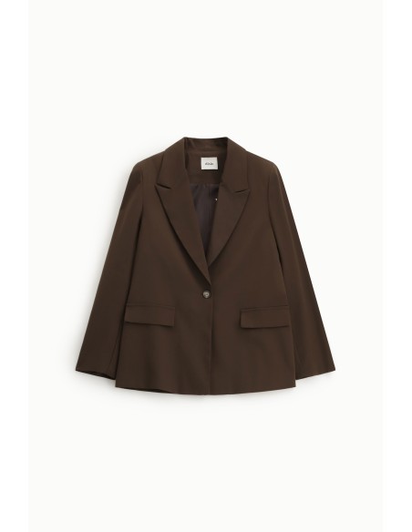 Blazer croisé à un bouton avec poches à rabat Dixie