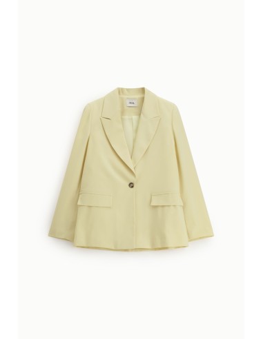 Dixie blazer met één rij knopen en klepzakken