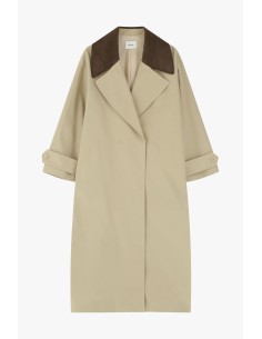 Trench long avec détails contrastants Dixie 2