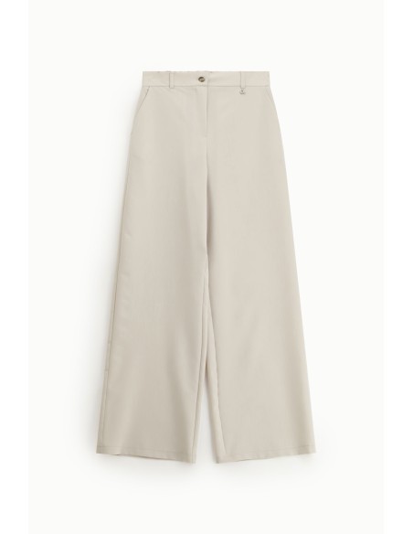 Pantalon palazzo taille haute à jambes larges Dixie