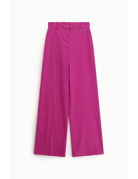 Pantalon palazzo taille haute à jambes larges Dixie