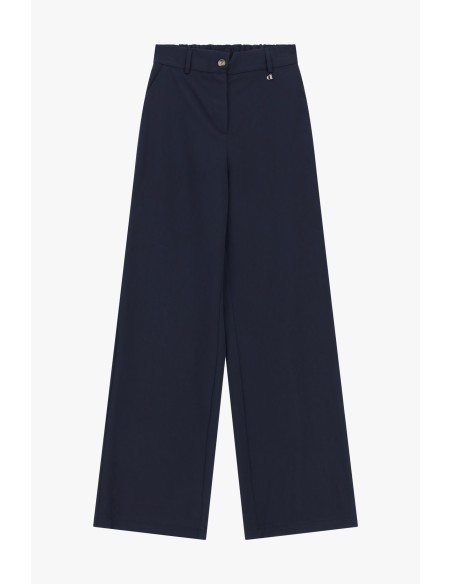 Pantalon palazzo taille haute à jambes larges Dixie