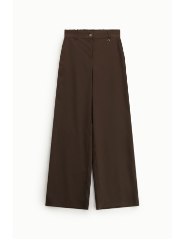 Pantalon palazzo taille haute à jambes larges Dixie