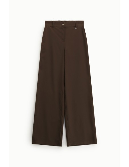Pantalon palazzo taille haute à jambes larges Dixie