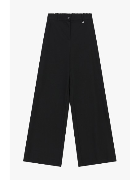 Pantalon palazzo taille haute à jambes larges Dixie