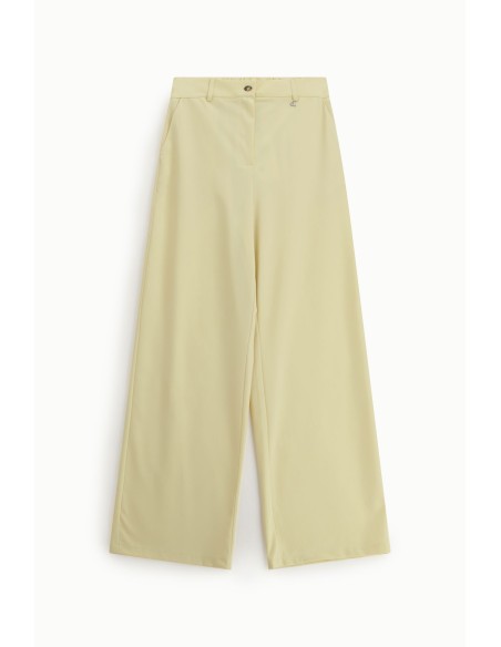 Pantalon palazzo taille haute à jambes larges Dixie