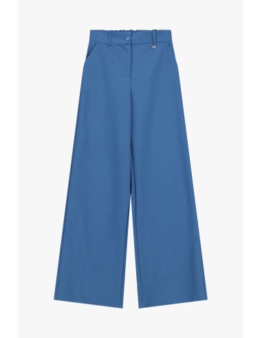 Pantalon palazzo taille haute à pinces Dixie