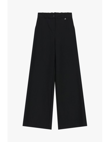 Pantalon palazzo taille haute à pinces Dixie