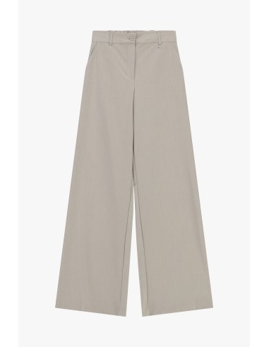 Pantalon palazzo taille haute à pinces Dixie