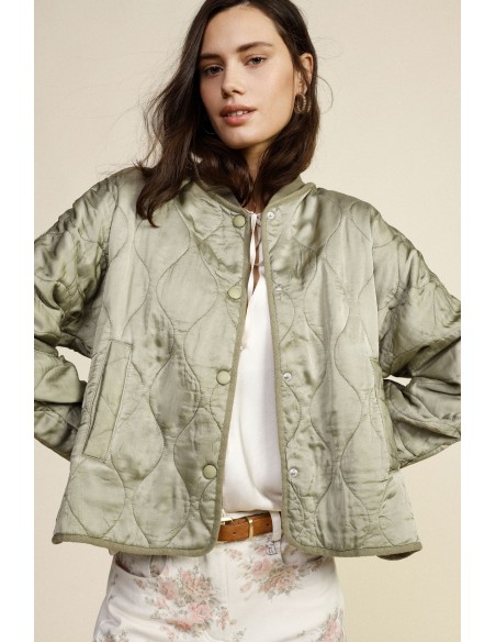 Veste matelassée avec poches et fermeture à boutons Dixie