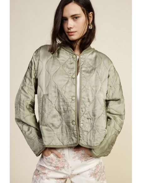 Veste matelassée avec poches et fermeture à boutons Dixie
