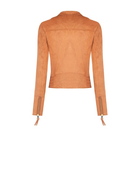 Veste biker en simili-daim Rinascimento
