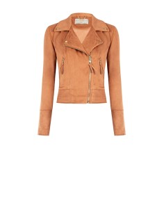 Veste biker en simili-daim Rinascimento