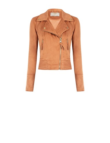 Veste biker en simili-daim Rinascimento